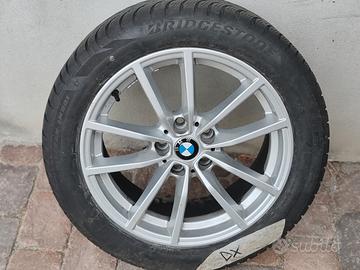 cerchi lega bmw 17 con gomme nuove