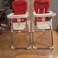 COPPIA sedioloni bambini PEG PEREGO