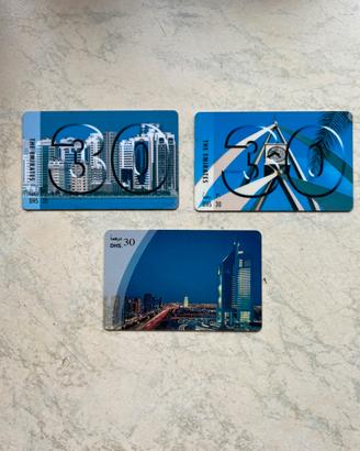 Schede telefoniche UAE Dubai & Abu Dhabi Landmarks