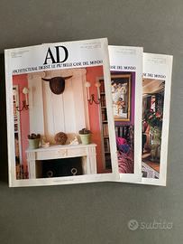 AD Architectural Digest anni ‘90 lotto 3 riviste