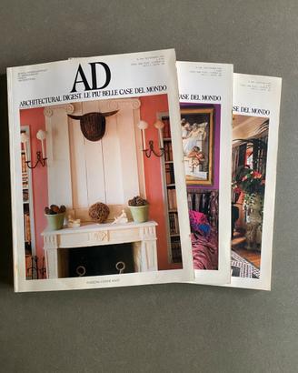 AD Architectural Digest anni ‘90 lotto 3 riviste