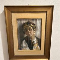 Pastello siglato 1920