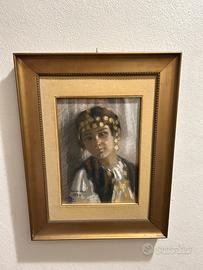 Pastello siglato 1920