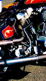 Leva- Pedale avviamento kickstart cromata HD