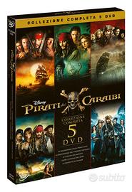 Dvd Pirati Dei Caraibi - Collezione Completa 1-5