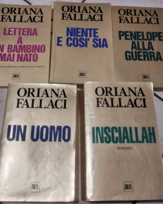 Oriana Fallaci - stock 8 libri