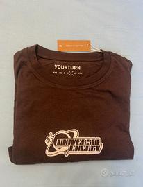 T-shirt YOURTURN marrone