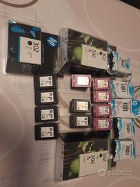 Cartucce vuote HP 302 Nero e Colori