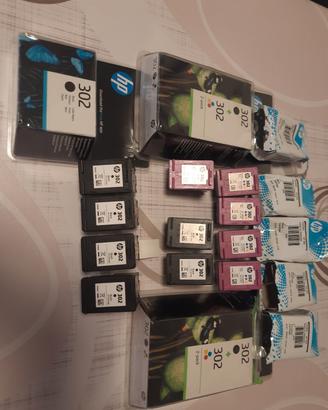 Cartucce vuote HP 302 Nero e Colori