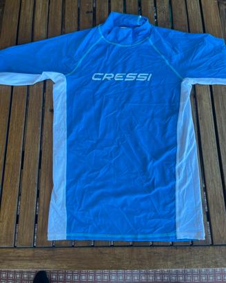 Maglia cressi maniche corte protettiva