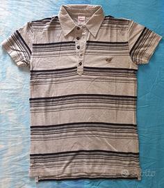 POLO A RIGHE IN COTONE VINTAGE