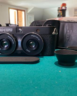 Fotocamera Stereofonica Soviet USSR FED STEREO 35m