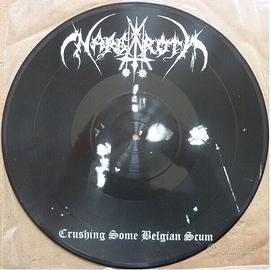 NARGAROTH - crushing some belgian scum LP picture 