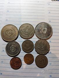 lotto 9 PZ monete Libia 