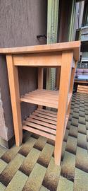 scafale i  legno cucina