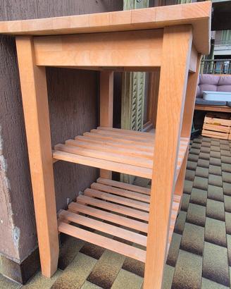 scafale i  legno cucina