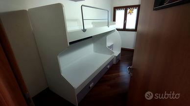 Cameretta letto a castello