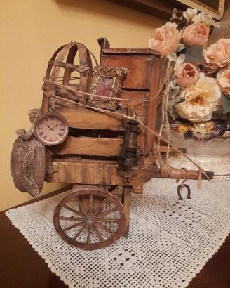 Presepe ( carretto dello sfratto)  (VENDUTO)