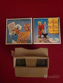 Visore VIEW MASTER + 2 set dischi anni '70