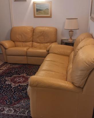 2 divani in pelle di Divani&Divani