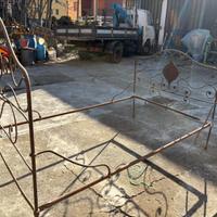 Letto ferro battuto del 700