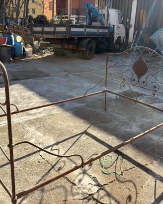 Letto ferro battuto del 700