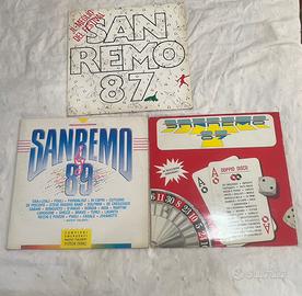 Vinili sanremo 87’ e 89’