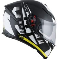 CASCO AGV DARKSTORM K5 MATT BLACK YELLOW