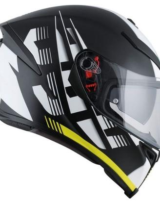 CASCO AGV DARKSTORM K5 MATT BLACK YELLOW