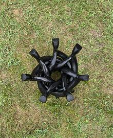 Porta vaso in legno di baobab origine Ghana