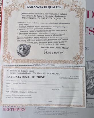 collezione dischi di autori musica classica