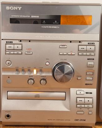 Sony CD Music System HiFi CMT-CP2W (2 cassette)