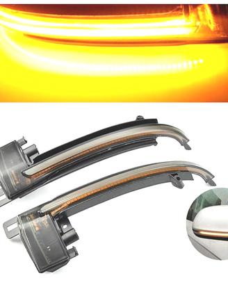 FRECCIE SPECCHIO PER AUDI A3 A4 A5 A6 Q3 LED NERO 