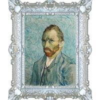 STAMPA AUTORITRATTO VAN GOGH CORNICE BAROCCA 55X45