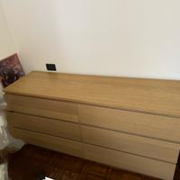 Cassettiera Malm 6 cassetti