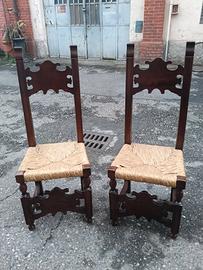 sedie rustiche/campagnole