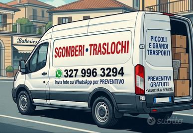 Traslochi/sgomberi/trasporti/pulizia