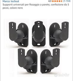 Supporti a parete per casse acustiche. 