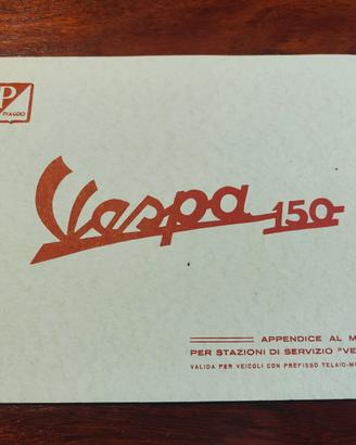 Manuale per Stazioni di servizio Vespa VBA VBB 300