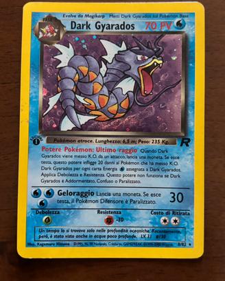 Pokémon Dark Gyarados 8/82 Olografico Team Rocket