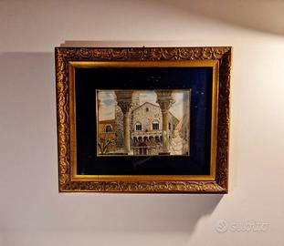 Veduta Architettonica con Edificio Medievale