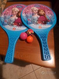 FROZEN DISNEY RACCHETTONI NUOVI E MATERASSINO