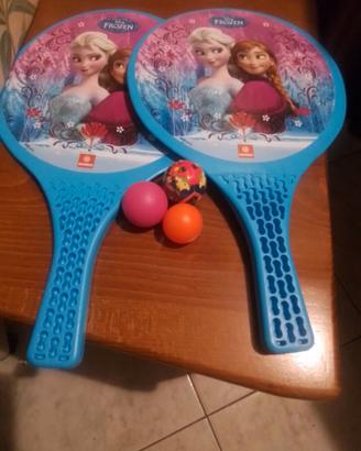 FROZEN DISNEY RACCHETTONI NUOVI E MATERASSINO