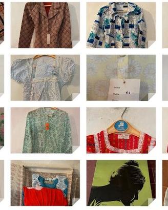 Lotto vestiti vintage per donna