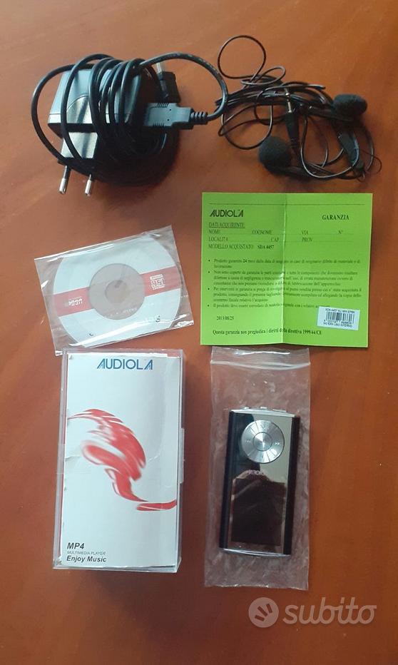 AUDIOLA DS 210◅ MICROLETTORE MP3 MP4 DIGITALE 1GBCON ALTOPARLANTI INTEGRATI