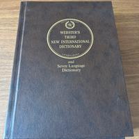 Webster’s third new international dictionary