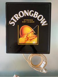 Insegna luminosa vintage Strongbow pub funzionante