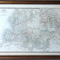 221210 Europe sous Charlemagne- Antica Incisione
