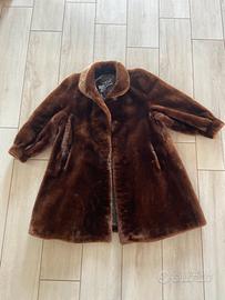 Pelliccia vintage montone rovesciato