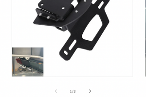 Portatarga Kove 800 Uncle Wang + supporto targa